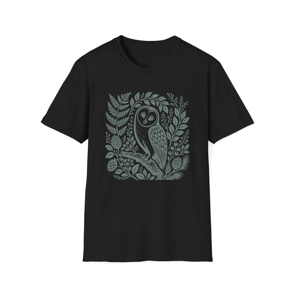 Woodblock Owl T-Shirt