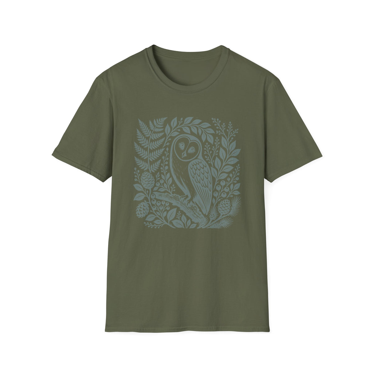 Woodblock Owl T-Shirt