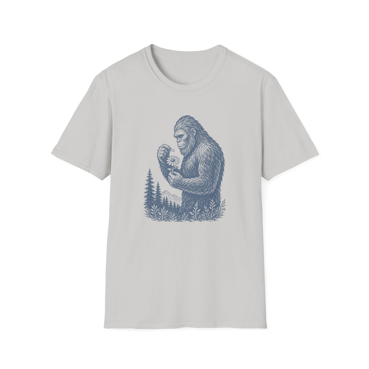 Sasquatch with Daisy T-Shirt