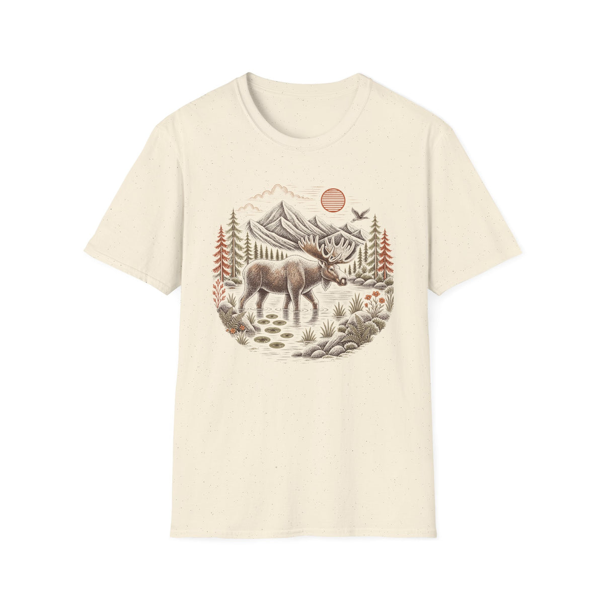 Serene Moose T-Shirt