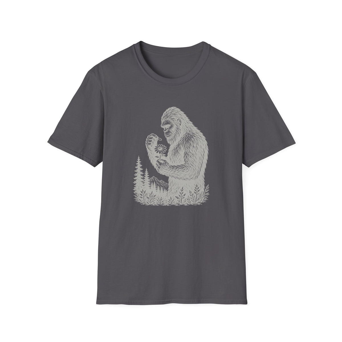 Sasquatch with Daisy T-Shirt