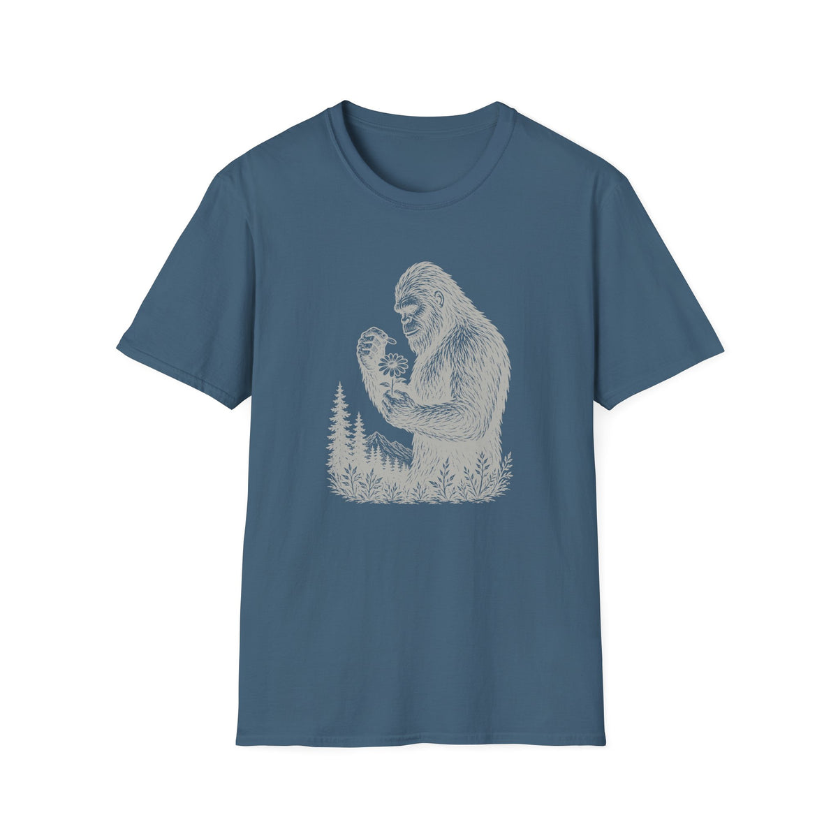 Sasquatch with Daisy T-Shirt