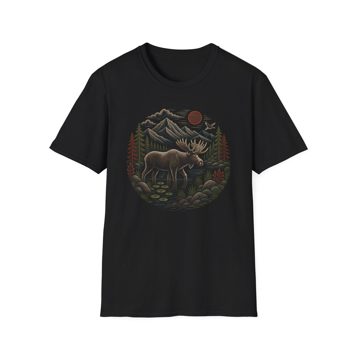 Serene Moose T-Shirt