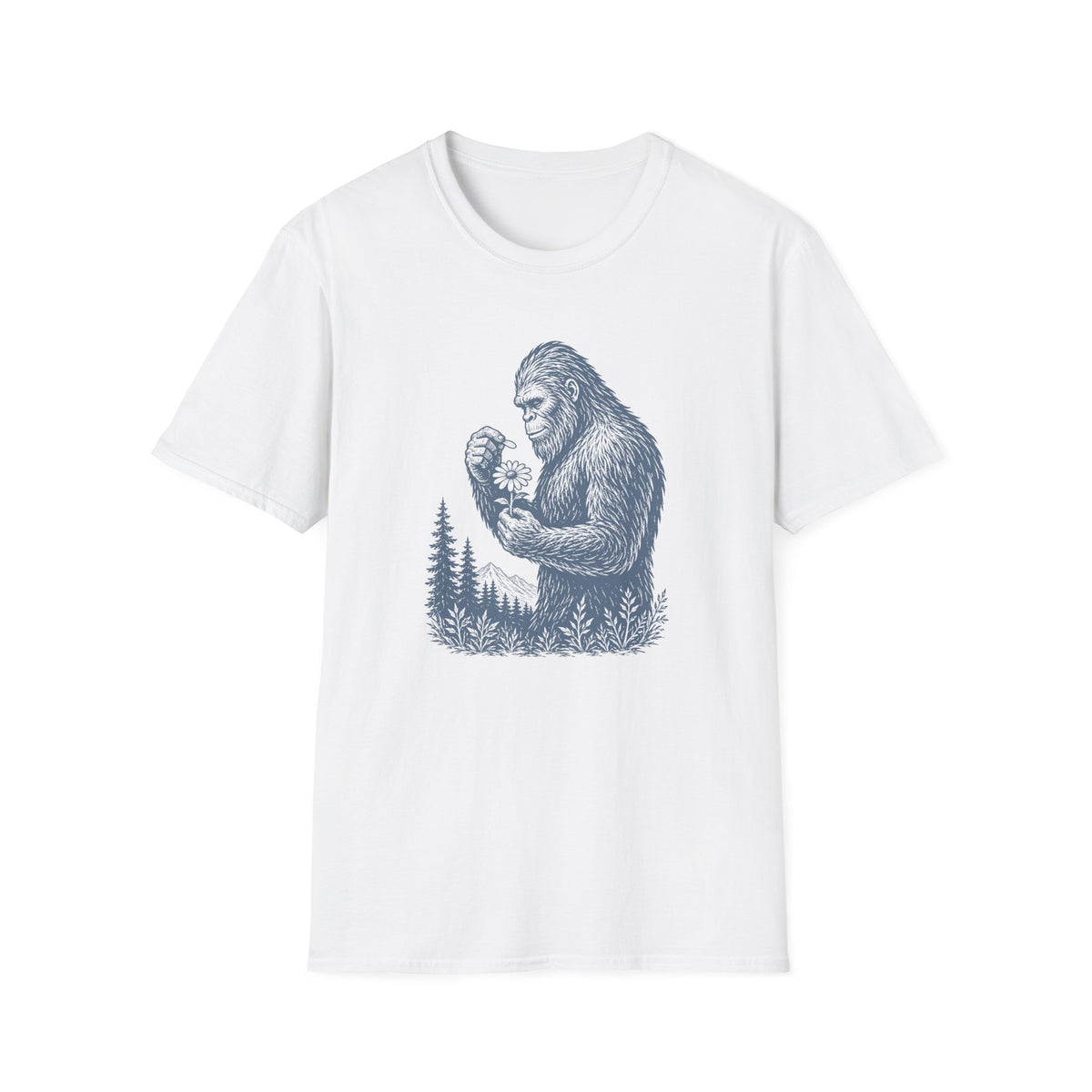 Sasquatch with Daisy T-Shirt
