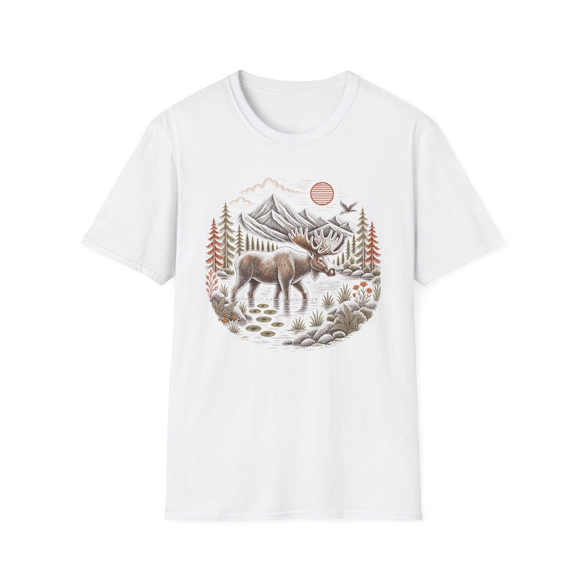 Serene Moose T-Shirt