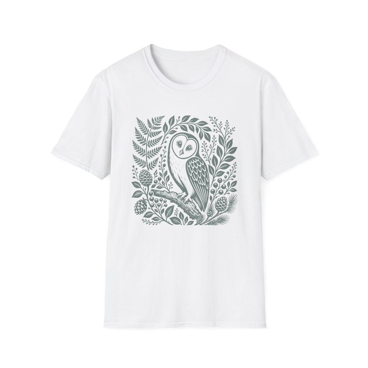 Woodblock Owl T-Shirt