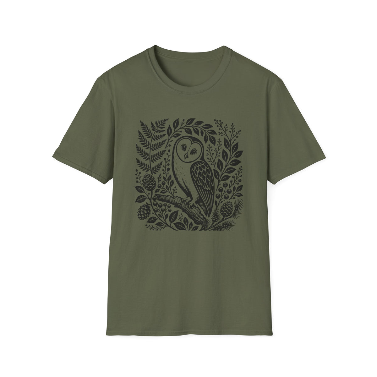 Woodblock Owl T-Shirt