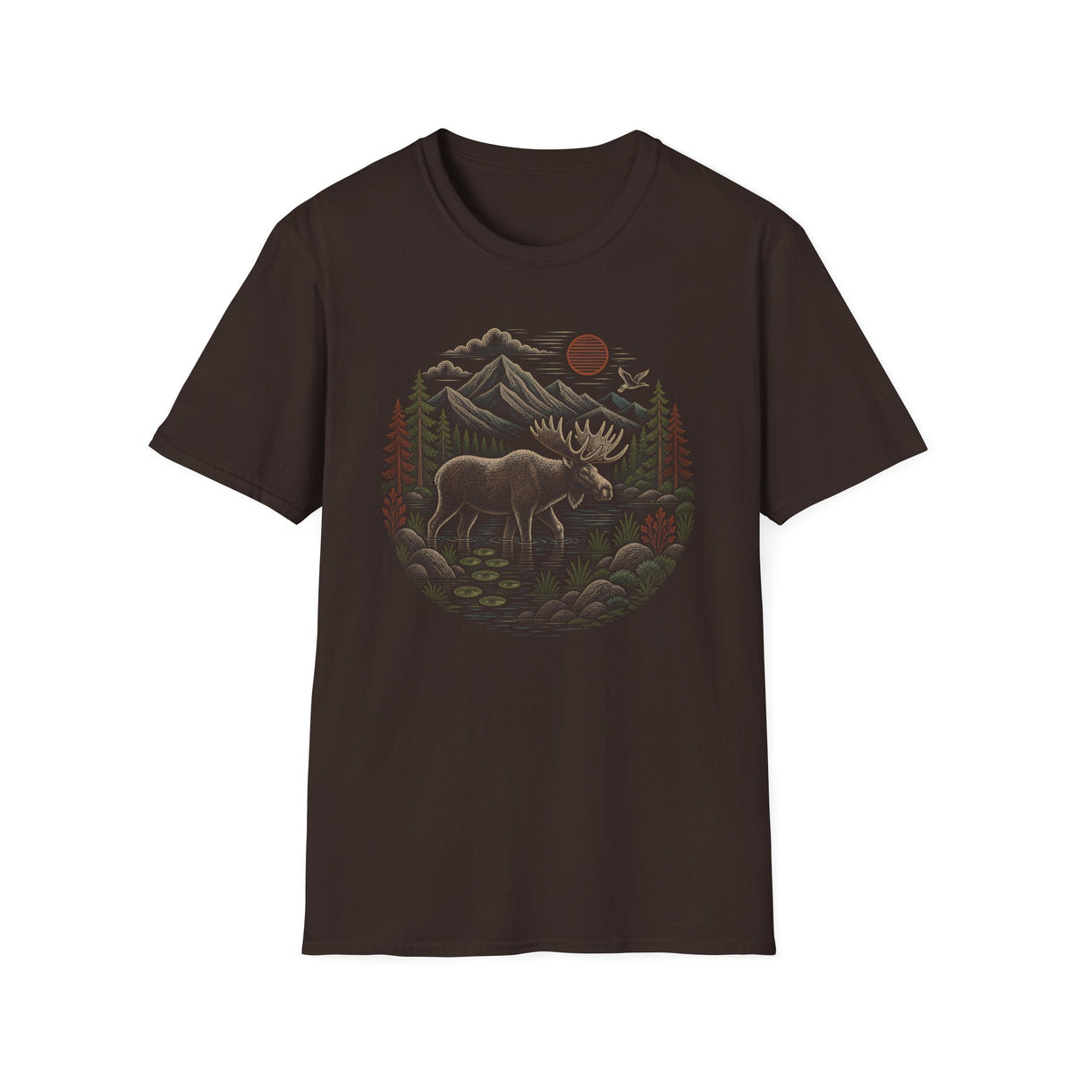 Serene Moose T-Shirt