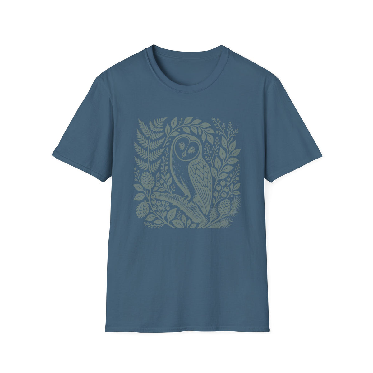 Woodblock Owl T-Shirt
