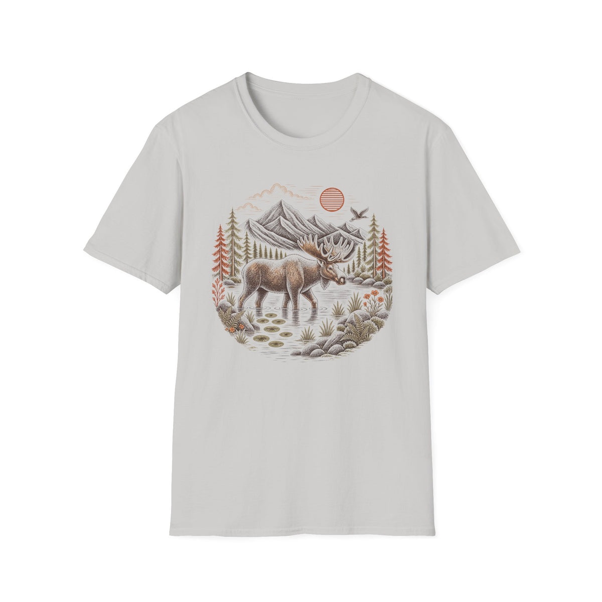 Serene Moose T-Shirt