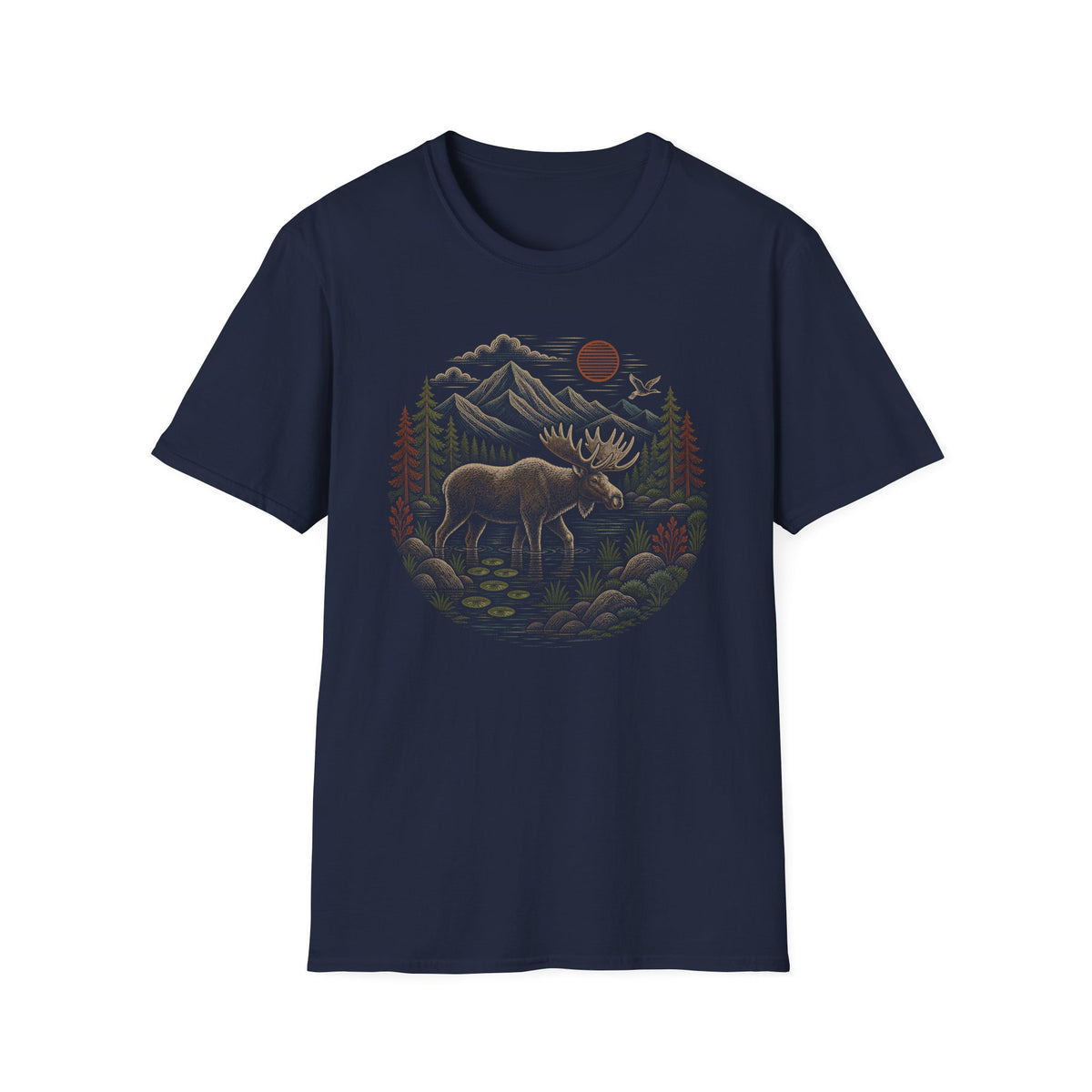 Serene Moose T-Shirt