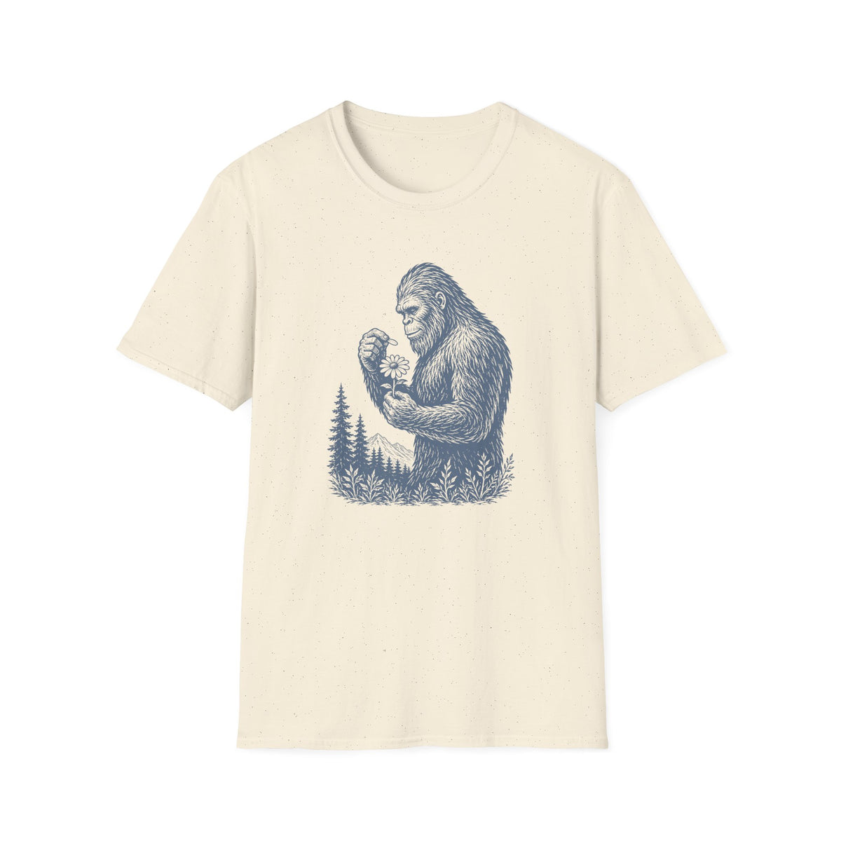 Sasquatch with Daisy T-Shirt